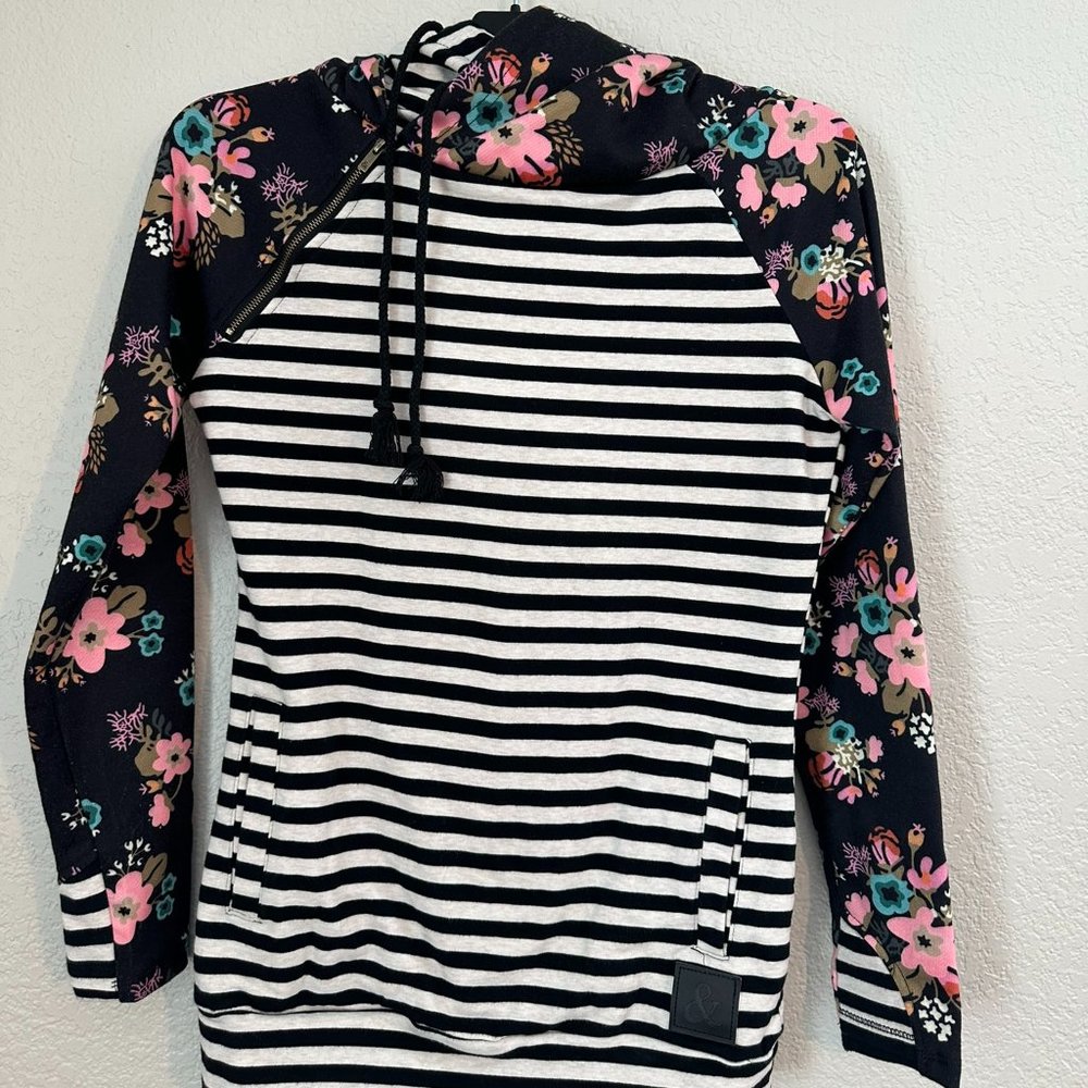 Ampersand & Double Hood Sweatshirt
